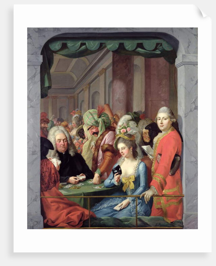 Masked Personalities of the Kassel Court by Johann Heinrich Tischbein