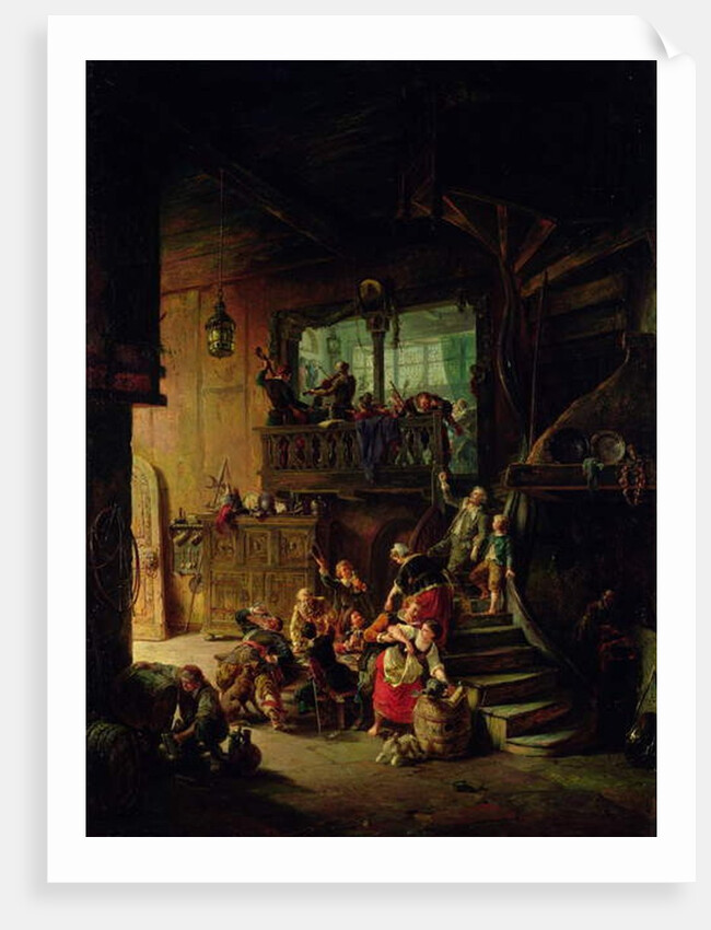 Hostelry Life, 1865 by August Levin von Wille