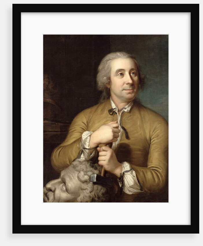 The Sculptor Johann August Nahl the Elder by Emanuel Handmann