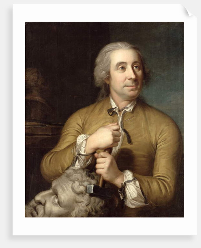 The Sculptor Johann August Nahl the Elder by Emanuel Handmann