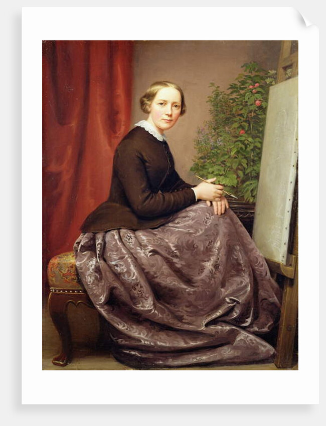 Self Portrait, 1855 by Caroline von der Embde