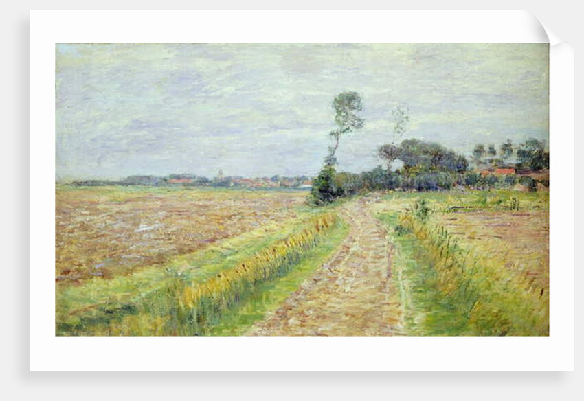 Holland, Landscape with Harvested Fields, 1890 by Paul Baum