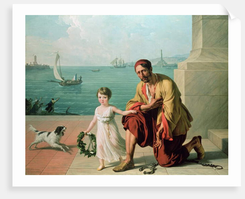 An Allegory representing the freeing of French and Italian prisoners, 1806 by Francois Andre Vincent