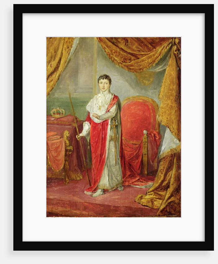 Portrait of King Jerome in Royal Regalia by Sebastian Weygandt