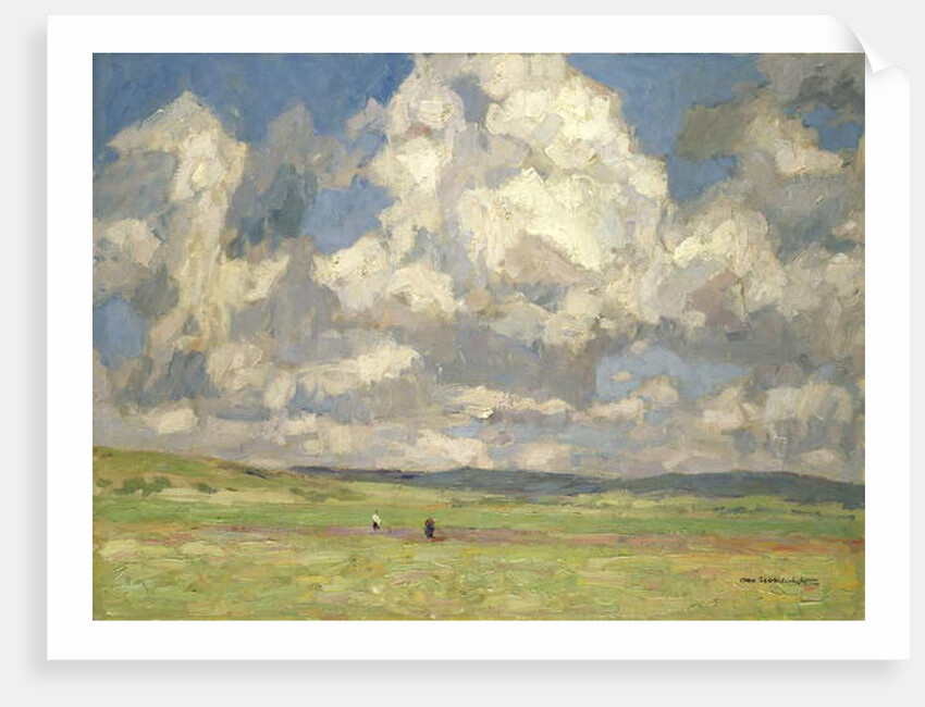 Summer Clouds over Gossfelden by Otto Ubbelohde