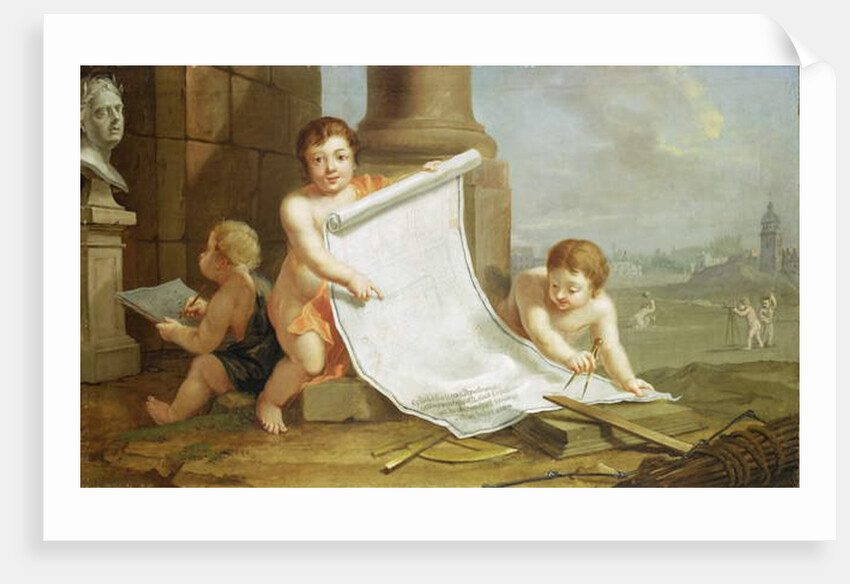 Allegory representing the levelling of the Old Fortifications, c.1768 by Johann Heinrich Tischbein