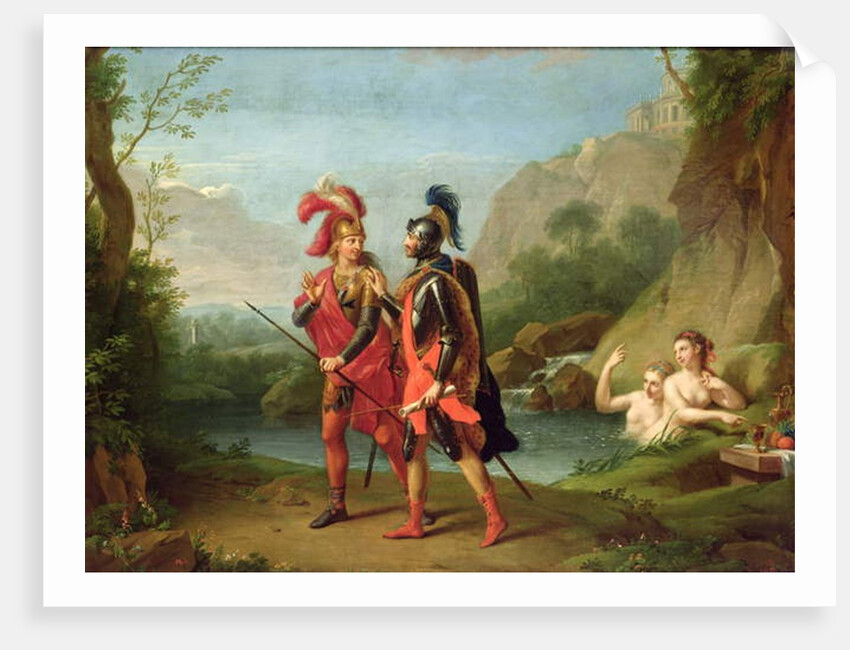 Carlo and Ubaldo by the Water Nymphs, 1782 by Johann Heinrich Tischbein