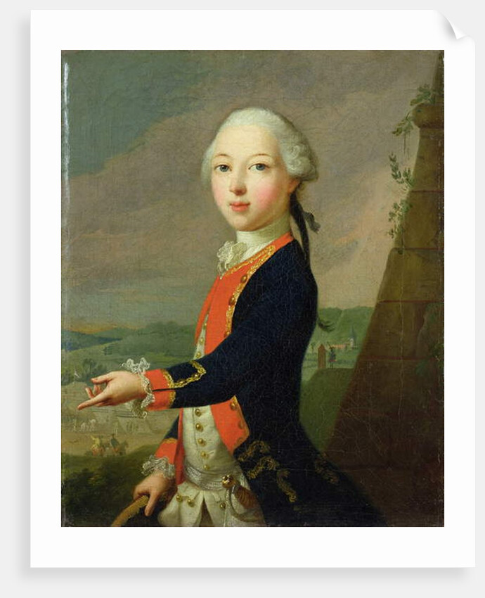 Landgrave Carl as a Child by Johann Heinrich Tischbein