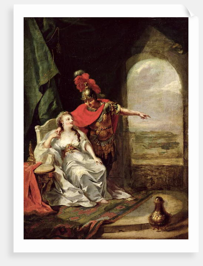Anthony Telling Cleopatra of his Victory over the Cavalry of Octavian, c.1769 by Johann Heinrich Tischbein