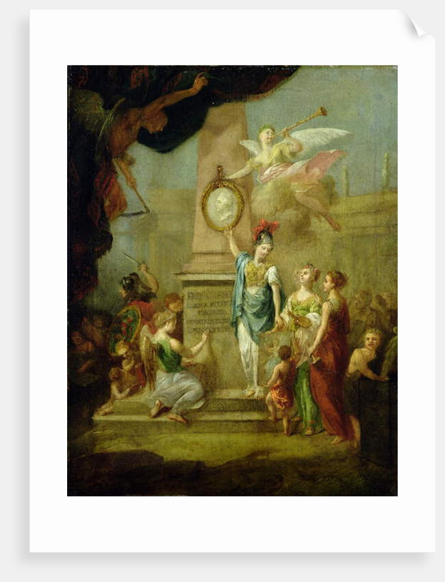 Allegory representing the foundation of the Kassel Academy of Art, c.1778 by Johann Heinrich Tischbein