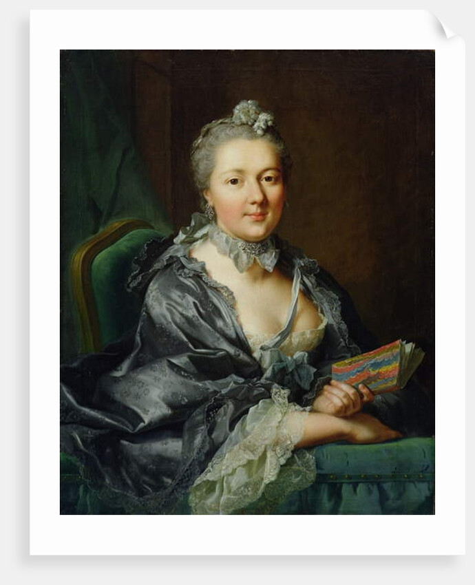 The Artist's Second Wife, Julie Marianne Pernette, nee Robert, 1762 by Johann Heinrich Tischbein
