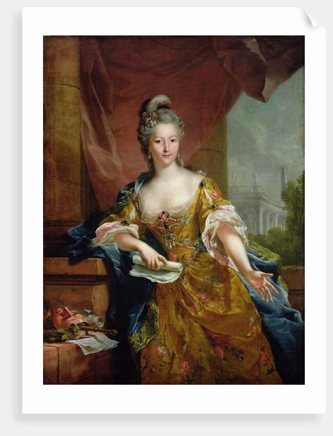 The Actress Mademoiselle Evrard, c.1770-80 by Johann Heinrich Tischbein
