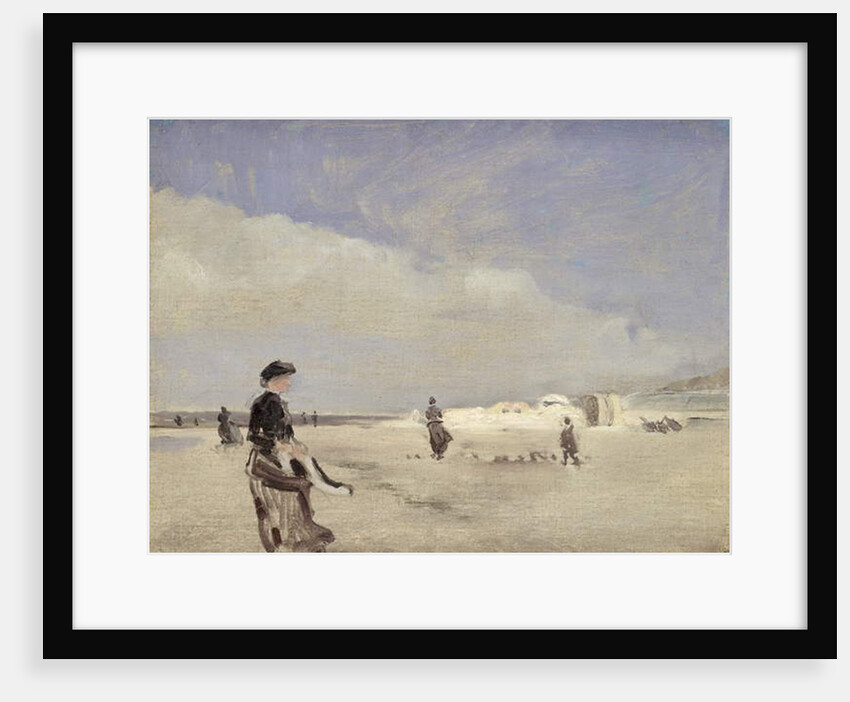 On the Beach on Norderney by Louis Kolitz