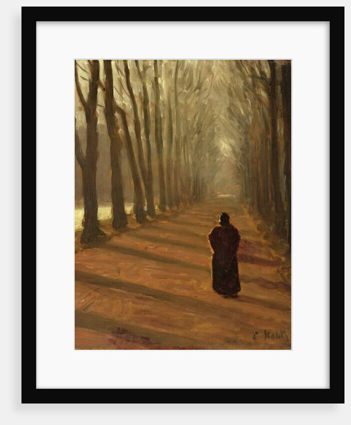Avenue at Kuechengraben in the Karlsaue Park, Kassel by Louis Kolitz
