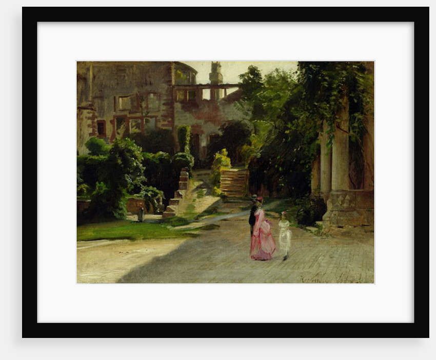 A Heidelberg Castle, 1870 by Louis Kolitz
