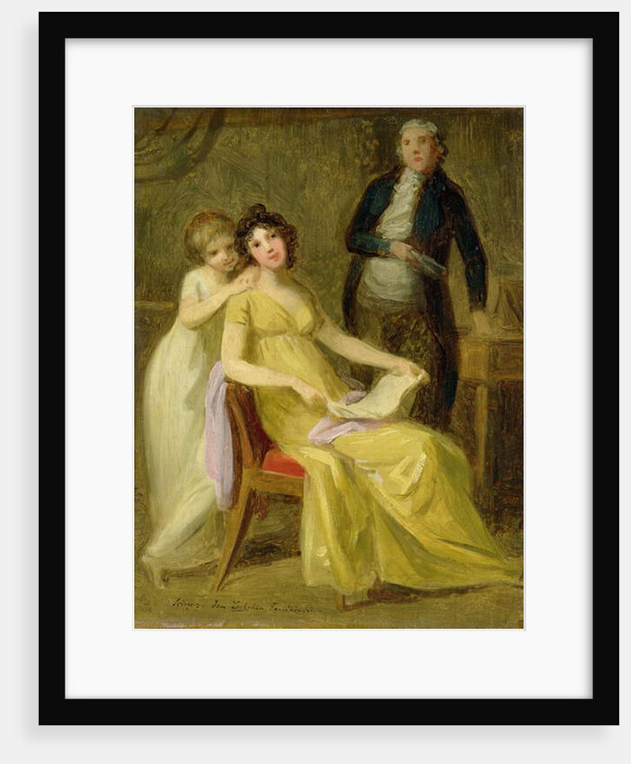 Sketch for a Group Portrait of the Loehr Banking Family, c.1801-02 by Johann Friedrich August Tischbein