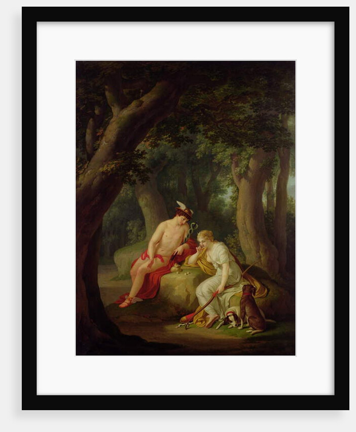 Diana and Mercury playing Dice, c.1788-90 by Johann August the Younger Nahl