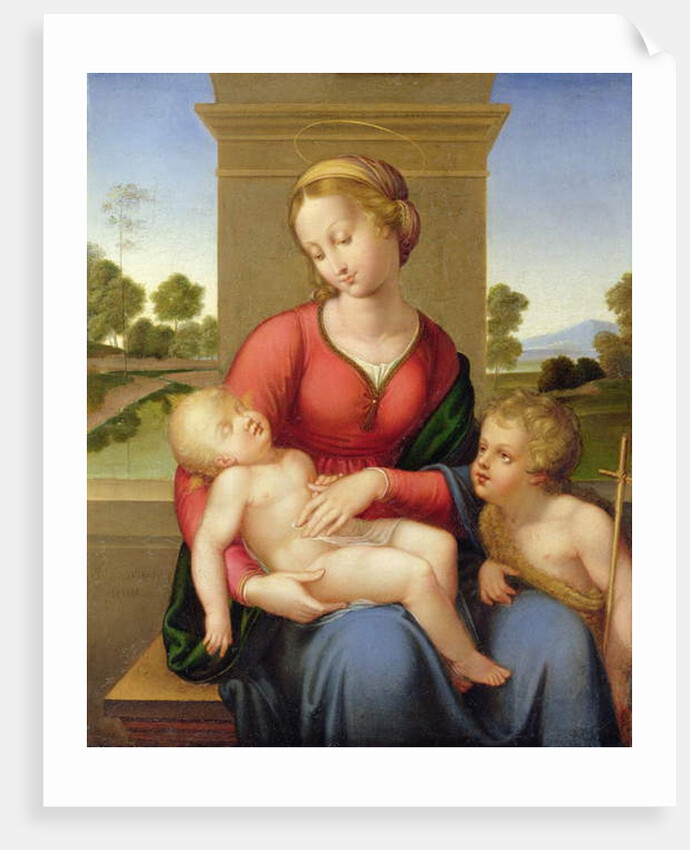 Madonna with Child and a young John the Baptist by Franz & Johannes Riepenhausen