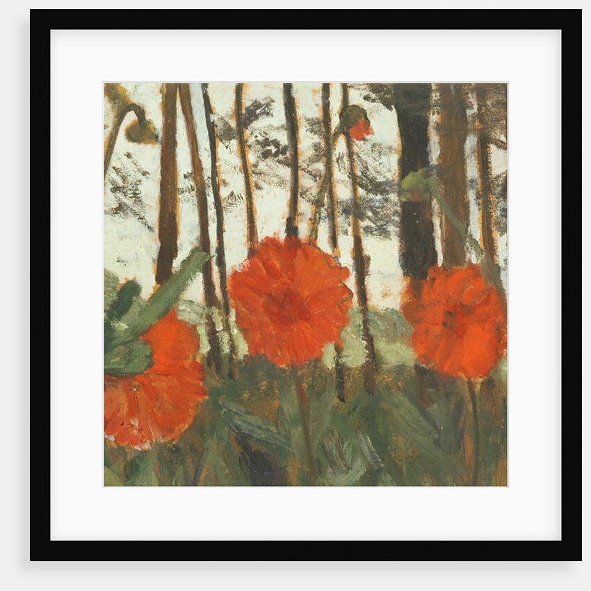 Poppies on the Edge of a Wood by Paula Modersohn-Becker