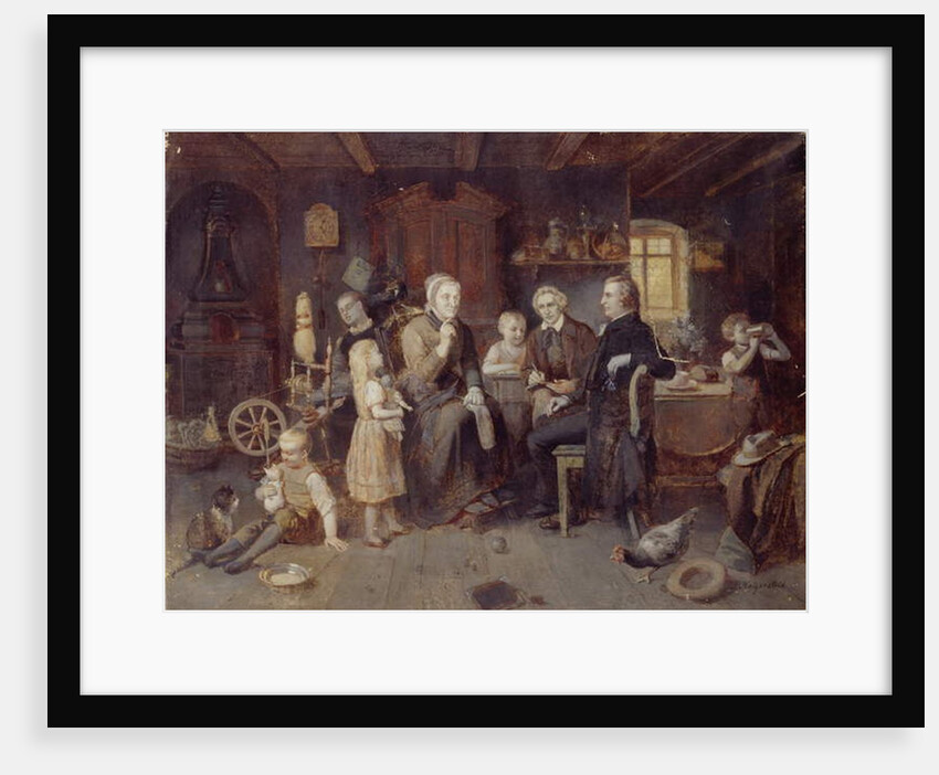The Brothers Grimm at the Fairy Tale Lady's, c. 1894 by Louis Katzenstein