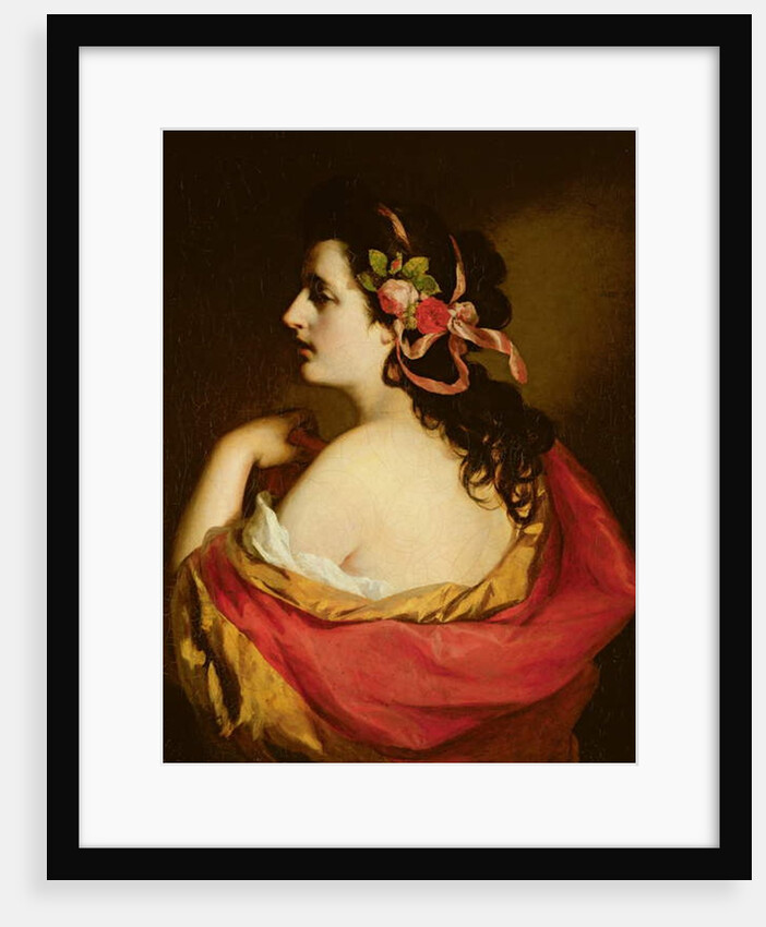 Portrait of a Young Girl, 1865 by Friedrich von Amerling