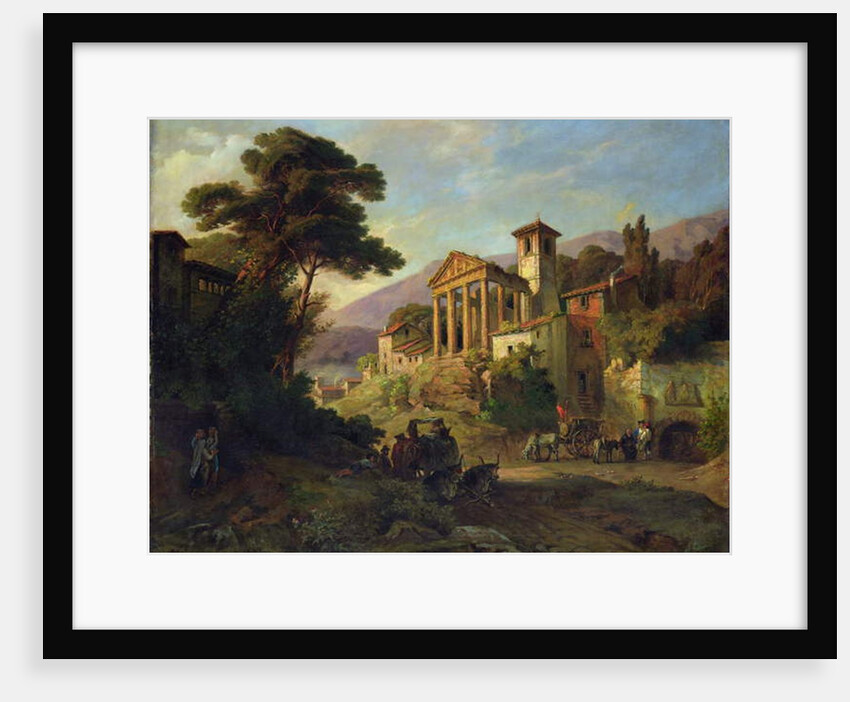 Italian Landscape, 1871 by Friedrich Wilhelm Mueller