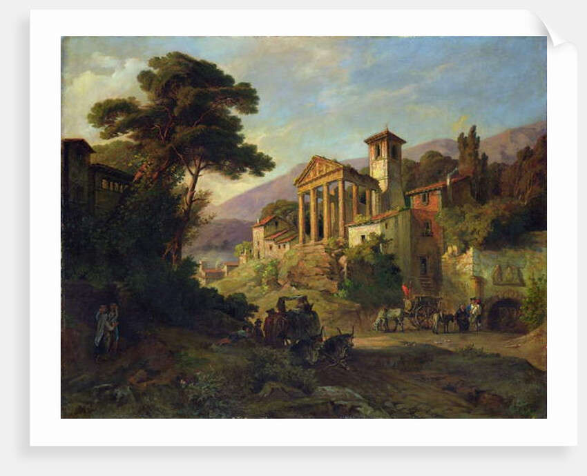 Italian Landscape, 1871 by Friedrich Wilhelm Mueller