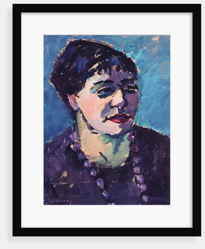 Portrait of Mrs Epstein by Alexej von Jawlensky