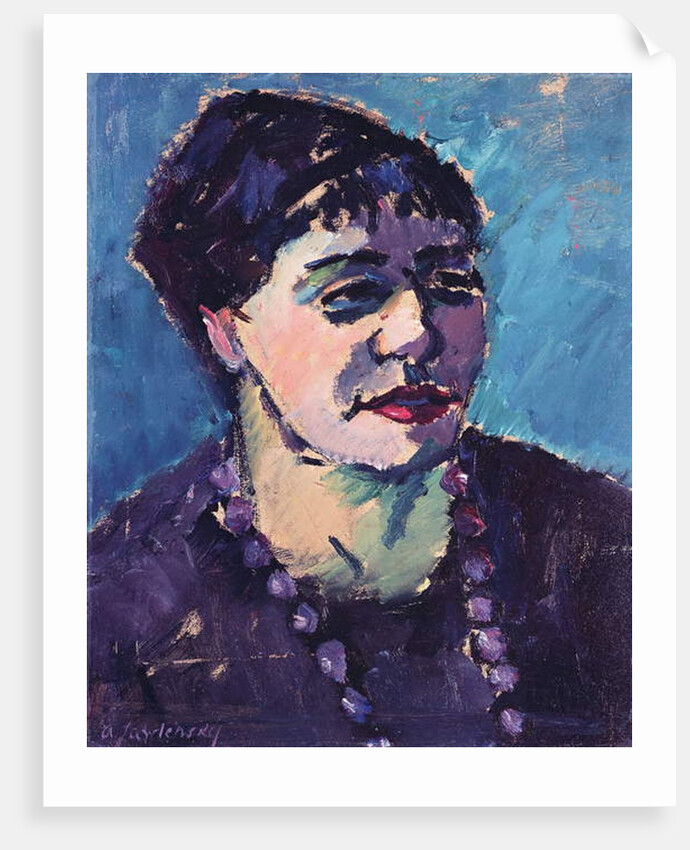 Portrait of Mrs Epstein by Alexej von Jawlensky