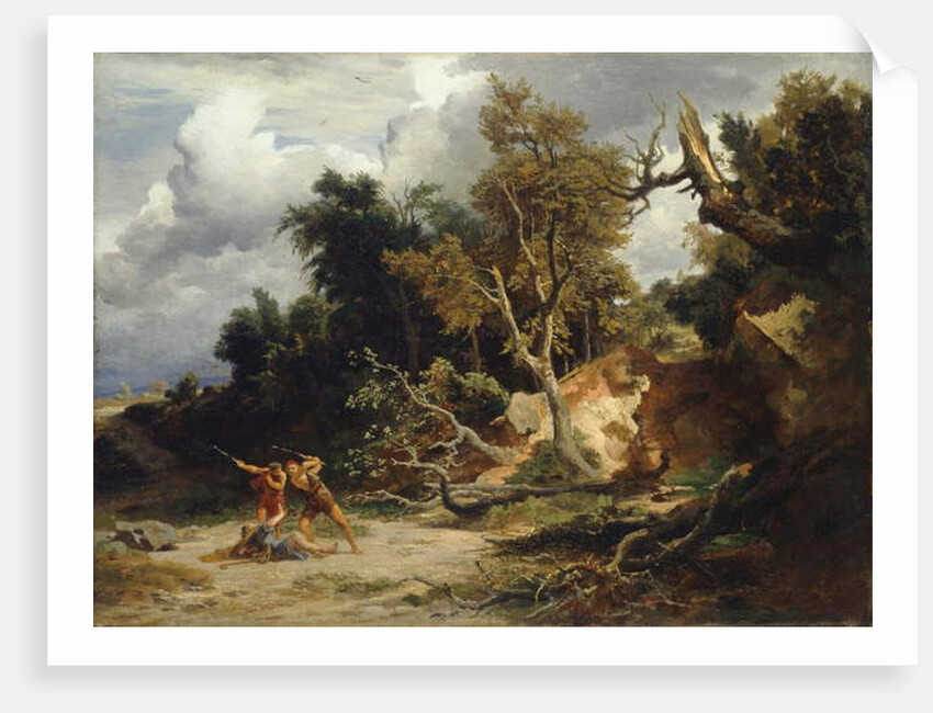 The Ambush c.1856 by Johann Wilhelm Schirmer