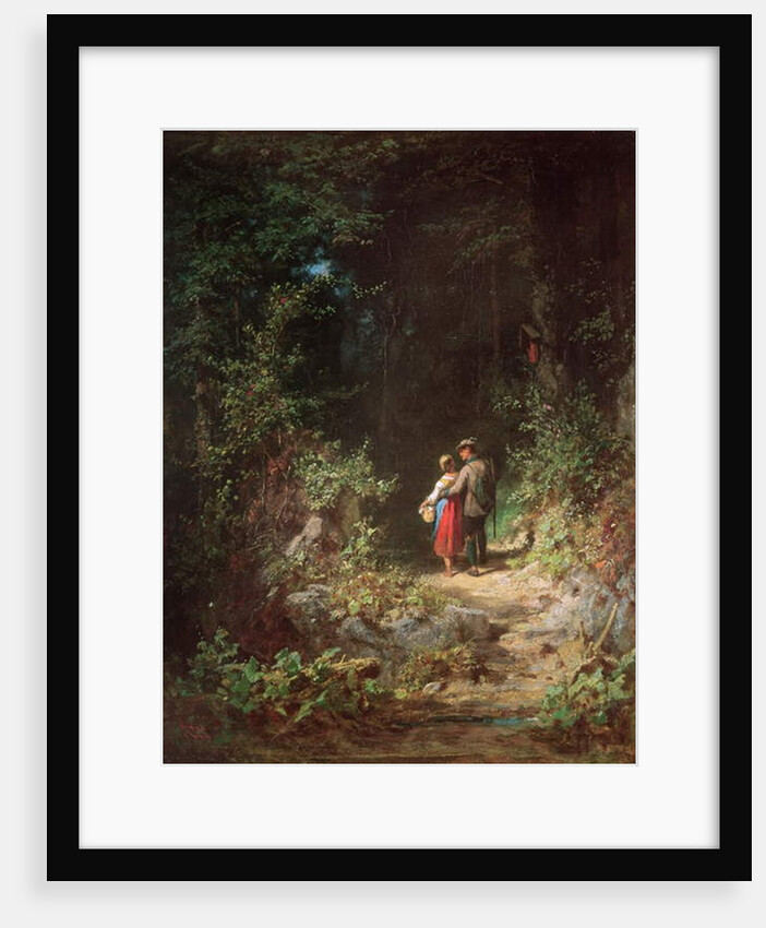 Lovers in a Wood, c.1860 by Carl Spitzweg
