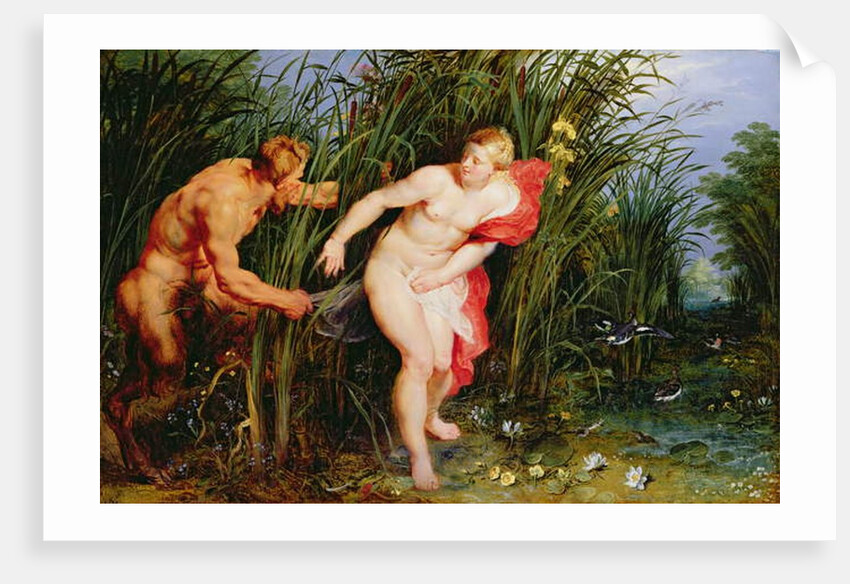 Pan and Syrinx by Peter Paul & Brueghel Jan Rubens