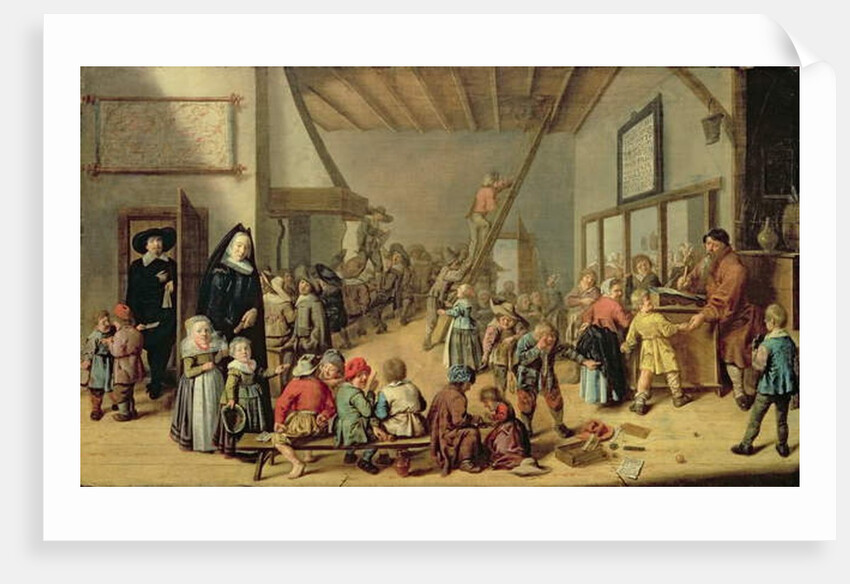 The School Room, 1634 by Jan Miense Molenaer