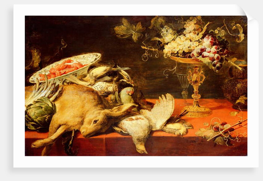Still life with Animals and Fruit by Frans Snyders or Snijders