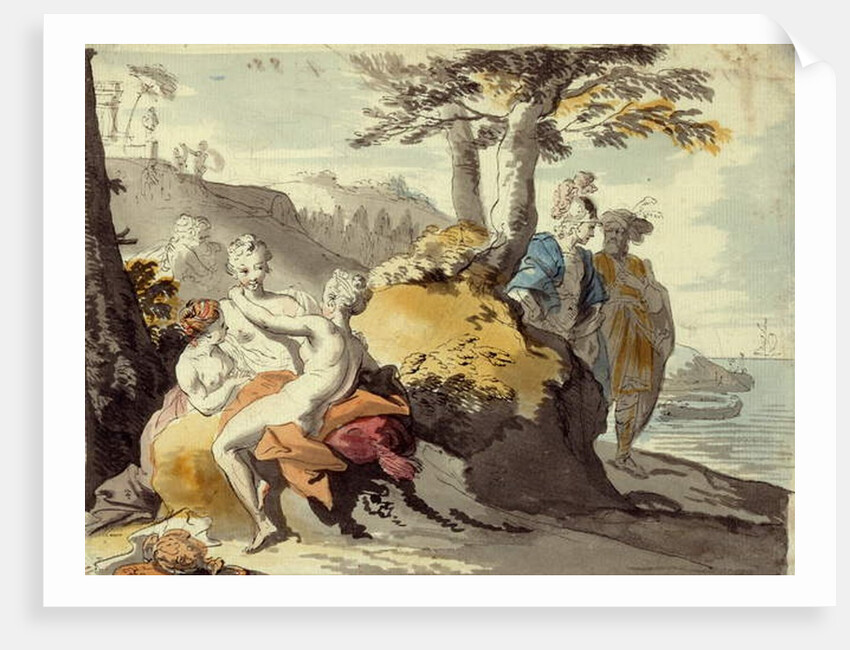 Telemachus and Mentor on Cyprus by Johann Heinrich Tischbein