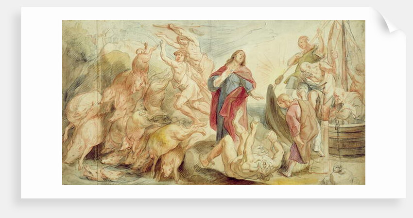 Jesus driving the devil from the possessed by Jacob Jordaens