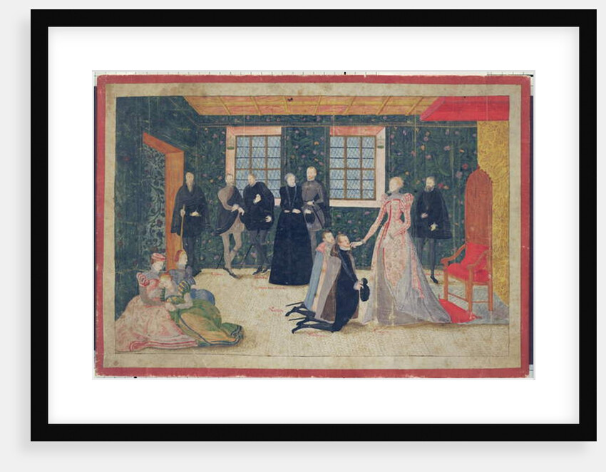 Queen Elizabeth receives Dutch Ambassadors by Dutch School