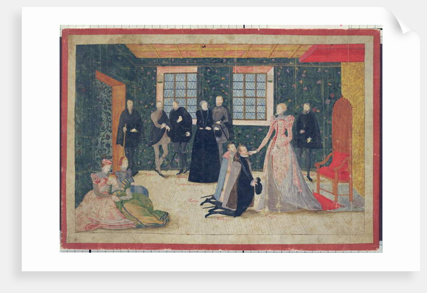 Queen Elizabeth receives Dutch Ambassadors by Dutch School