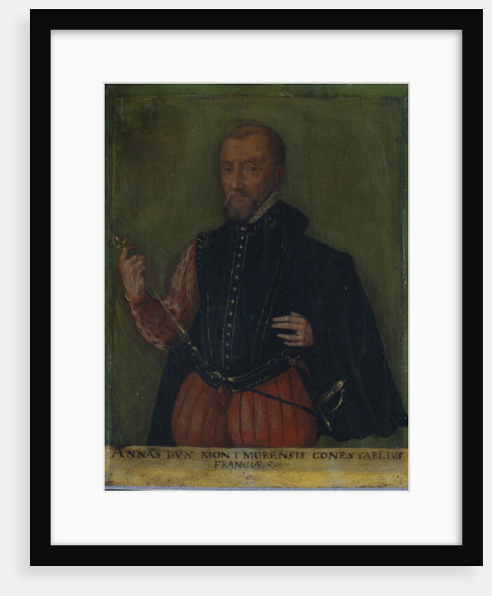 Portrait of Annas Duke of Montemorency, Constable of France by German School