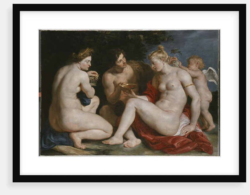Venus, Amor, Bacchus and Ceres, c.1612-13 by Peter Paul Rubens