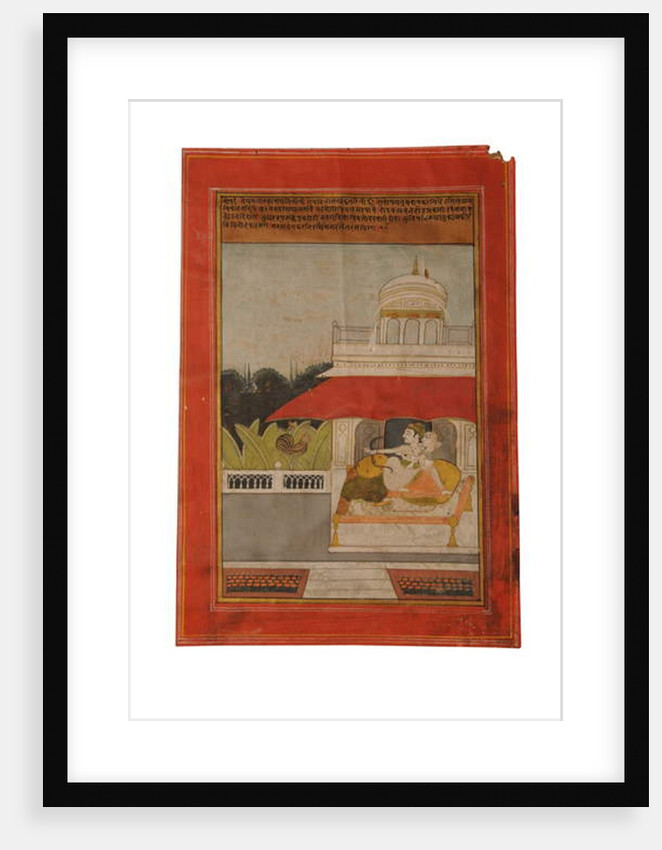 Ragamala miniature painting, Rajasthan probably Bundi, early 19th century by Rajasthani School