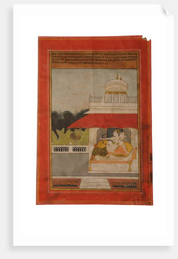 Ragamala miniature painting, Rajasthan probably Bundi, early 19th century by Rajasthani School