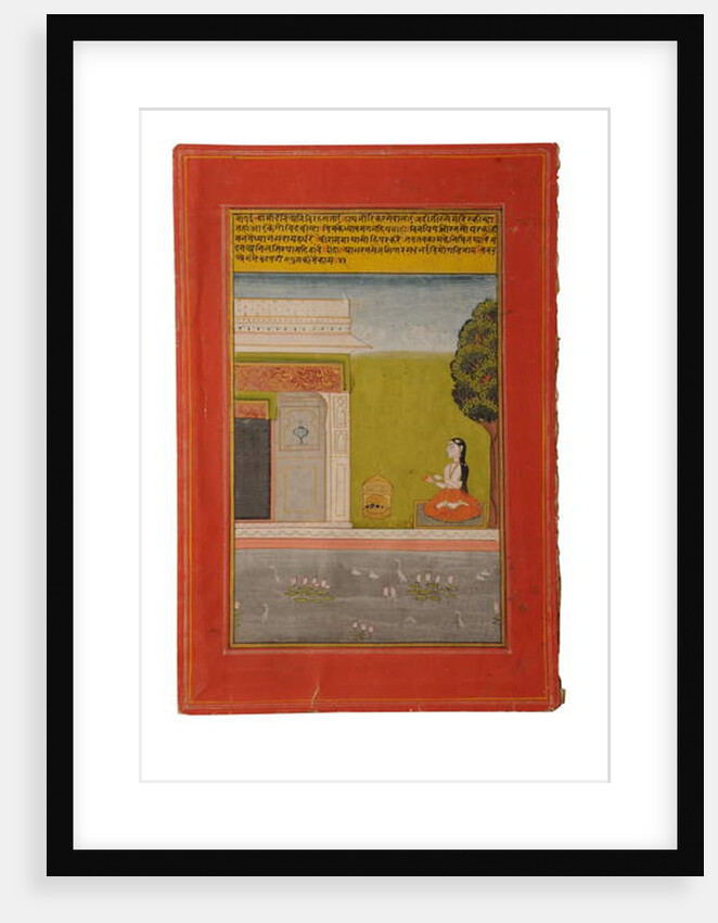 Ragamala miniature painting, Rajasthan probably Bundi, early 19th century by Rajasthani School