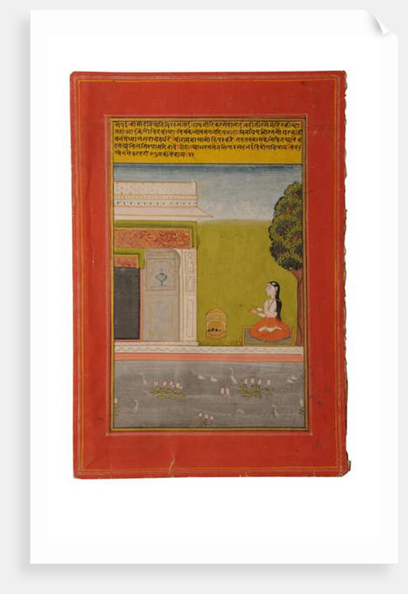 Ragamala miniature painting, Rajasthan probably Bundi, early 19th century by Rajasthani School