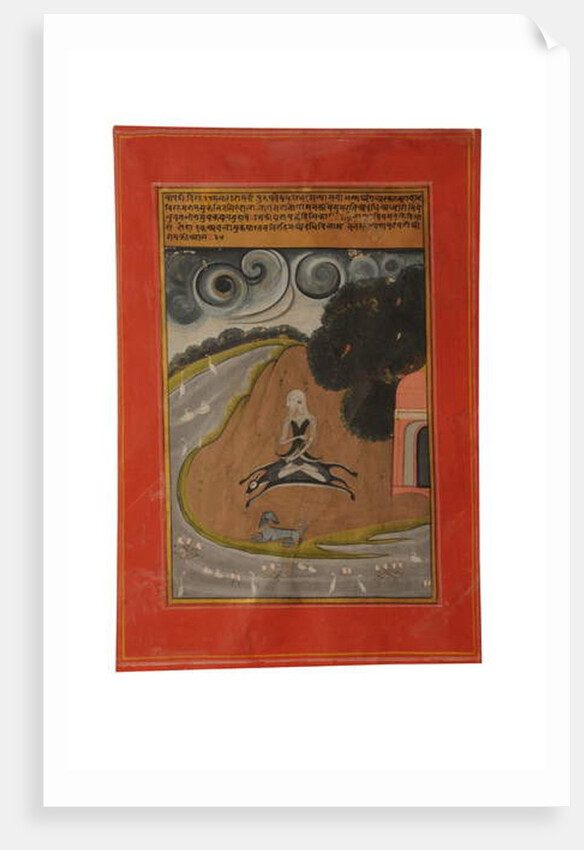 Ragamala miniature painting, Rajasthan probably Bundi, early 19th century by Rajasthani School