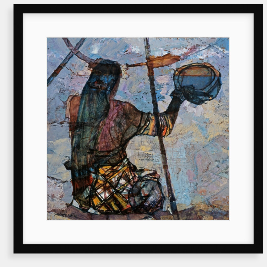 A Fishing Woman by Anna Kostenko