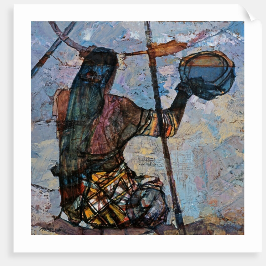 A Fishing Woman by Anna Kostenko