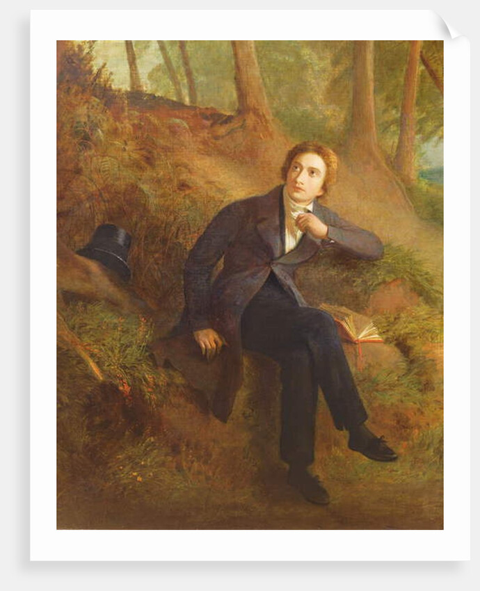 Detail of Keats Listening to the Nightingale on Hampstead Heath, 1845 by Joseph Severn