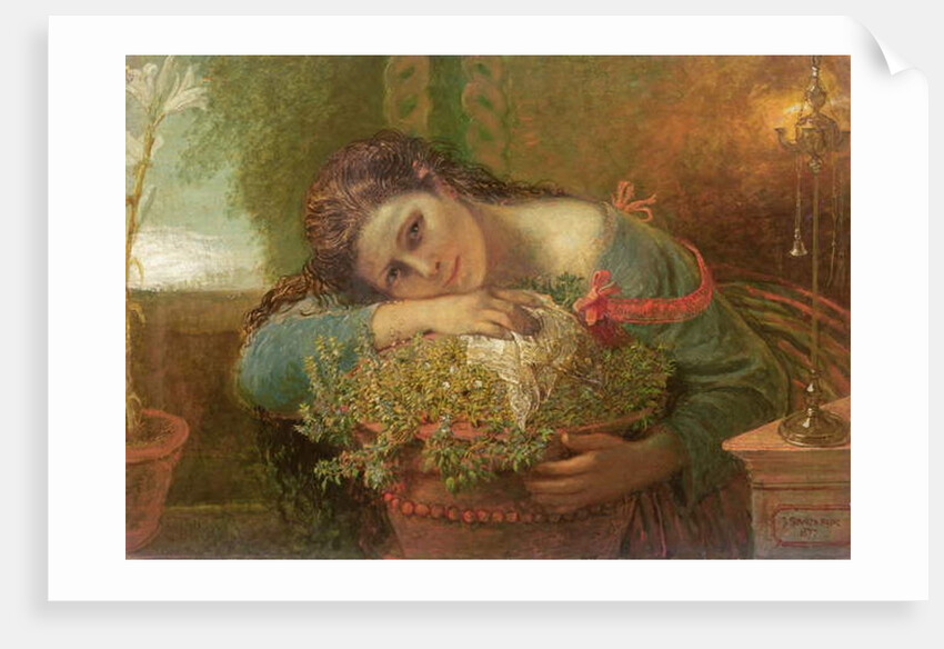 Isabella, or the Pot of Basil, 1877 by Joseph Severn