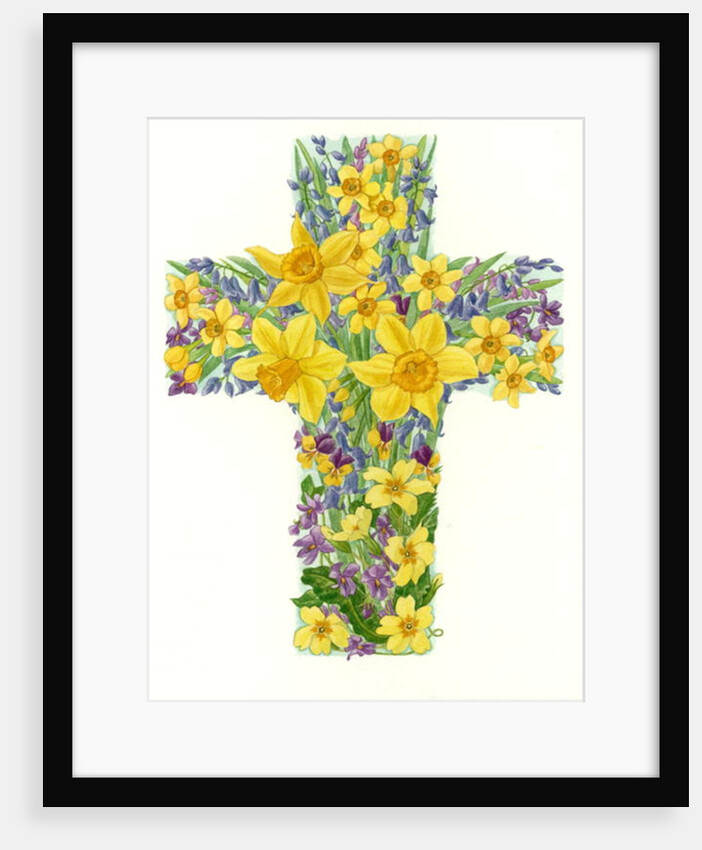 Floral Cross I, 1998 by Linda Benton